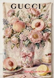 Peach Blossom Feast Gucci throw blankets Gilded Fruit Tapestry IMG_2799